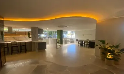 Apartamento retrofit a venda, 267 m², 3 suítes, na quadra da praia, vista mar, no Gonzaga!