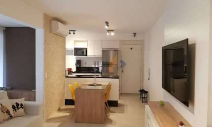 Lindo apartamento mobiliado com 48 m² na Rua Augusta para venda