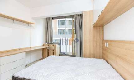 Studio novo com 27 m² ao lado da Estação Vila Madalena, para locação