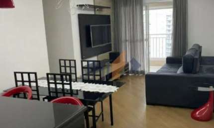 Apartamento mobiliado com 76 m² na Pompeia para locação