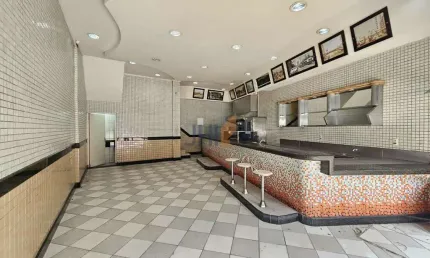 Salão para bar e restaurante, com 100 m² em santa cecília para locação