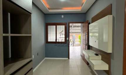 Casa à venda em São Leopoldo, Bairro Campina - Churrasqueira, Cozinha Americana, Piso Porcelanato