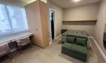 Kitnet mobiliado em São Leopoldo, Padre Réus - Condomínio com piscina e salão de festas