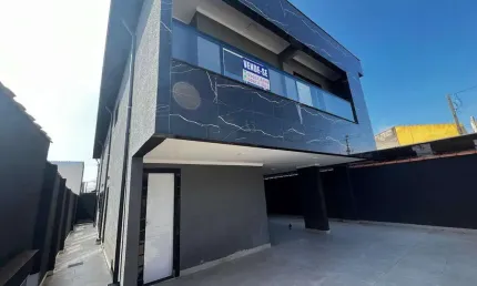 Sobrado de condomínio com 2 quartos, antártica, praia grande - r$ 319 mil, cod: 138661