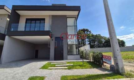 Casa moderna em São José dos Pinhais, Sobrado a venda no Condomínio Paysage Atmosphere, Sobrado alto padrão a venda em São José dos Pinhais