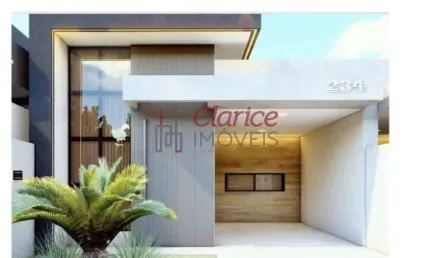 Casa de Alto Padrão no Bairro São Pedro, São José dos Pinhais-PR: 3 quartos, 1 suíte, 2 salas, 1 banheiro, 3 vagas de garagem, 123m²