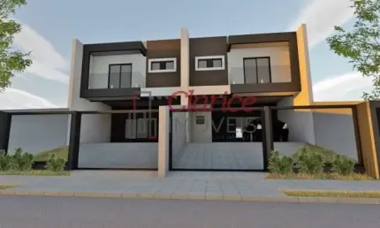 Sobrado de alto padrão no centro de são josé dos pinhais-pr! 3 quartos, 3 suítes, 2 salas, 3 vagas de garagem, 192m². apenas 900m do shopping são josé! terreno amplo nos fundos.