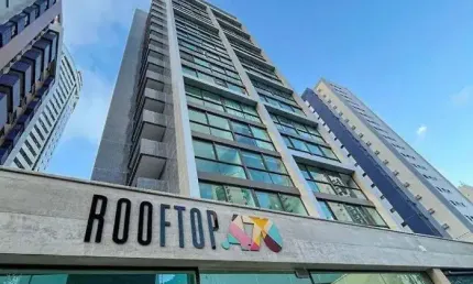 Flat à venda em boa viagem mobiliado (rooftop), 25m².