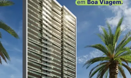 Apartamento alto padrão com vista definitiva para o mar em Boa Viagem — Edifício Capiba