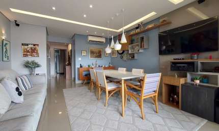 Apartamento a venda no Gonzaga - 3 Dormitórios (1 Suíte) - Lazer Completo - 2 Vagas