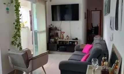 Apartamento à venda – 74m² | 2 dormitórios (1 suíte) | 1 vaga demarcada | residencial portal de santos – campo grande, santos/sp