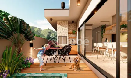 Casa em condomínio fechado com 2 quartos à venda no ribeirão herdt, pomerode , 95 m2 por r$ 599.000