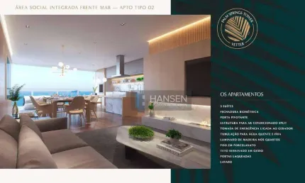 Apartamento com 3 suítes à venda, 140 m² por r$ 2.700.000 - itacolomi - balneário piçarras/sc