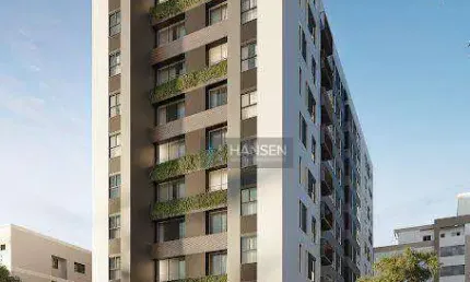 Apartamento com 1 suíte + 1  dormitório  à venda, 77 m² por R$ 724.934 - América - Joinville/SC