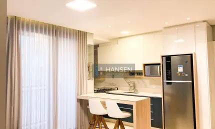Apartamento  semi-mobiliado com 1 dormitório à venda, 59 m² por R$ 615.000 - Anita Garibaldi - Joinville/SC