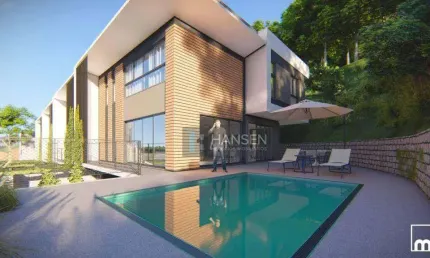 Sobrado com 3 suítes à venda, 299 m² por R$ 2.575.543 - América - Joinville/SC