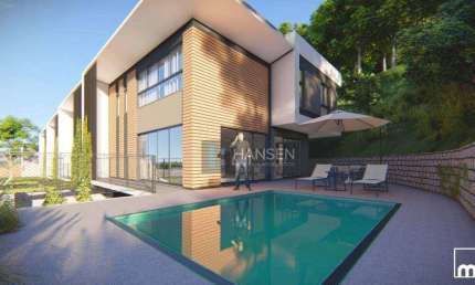 Sobrado com 3 suítes  à venda, 311 m² por R$ 3.024.951 - América - Joinville/SC