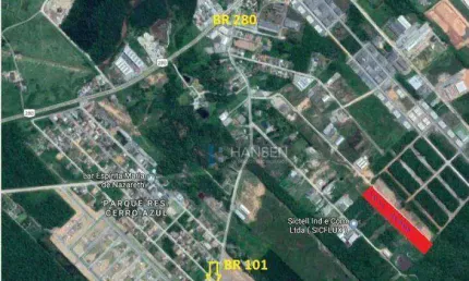 Terreno à venda, 17473 m² por R$ 2.970.000,00 - Porto Grande - Araquari/SC