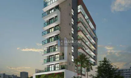 Apartamento com 2 suítes + 1  dormitório  à venda, 116 m² por R$ 1.350.188 - América - Joinville/SC