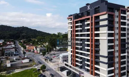 Apartamento com 1 suíte + 1  dormitório  à venda, 63 m² por R$ 540.062 - Anita Garibaldi - Joinville/SC