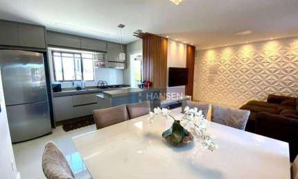 Apartamento com 1 suíte + 2  dormitórios à venda, 92 m² por R$ 850.000 - Saguaçu - Joinville/SC