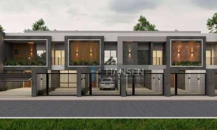 Sobrado com 1 suíte + 2  dormitórios à venda, 113 m² por R$ 608.014 - Bom Retiro - Joinville/SC