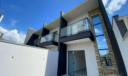 Sobrado com 1 suíte + 2  dormitórios à venda, 112 m² por r$ 525.000 - enseada - são francisco do sul/sc