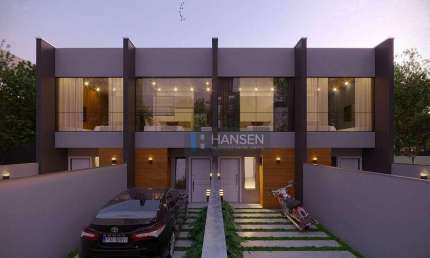 Sobrado com 2 suítes à venda, 81 m² por R$ 410.000 - Vila Nova - Joinville/SC