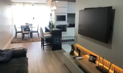 Apartamento com 2 suítes  à venda, 75 m² por R$ 750.000 - Anita Garibaldi - Joinville/SC
