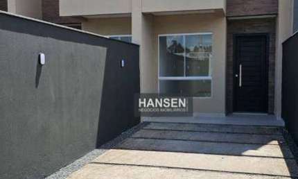 Sobrado com 2 suítes  à venda, 85 m² por R$ 400.000 - Vila Nova - Joinville/SC
