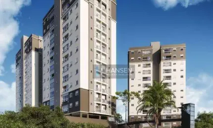 Apartamento com 1 suíte + 2  dormitórios à venda, 74 m² por R$ 697.221 - Glória - Joinville/SC