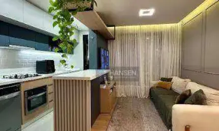 Apartamento com 1 suíte + 1 dormitório  à venda, 65 m² por R$ 590.000 - Anita Garibaldi - Joinville/SC