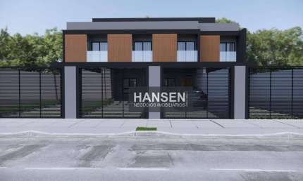 Sobrado/Geminado com 2 suítes  à venda, 99 m² por R$ 530.000 - Costa e Silva - Joinville/SC