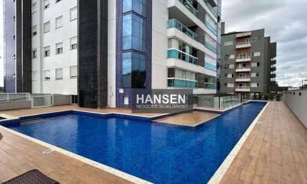 Cobertura com 4 suítes  à venda, 278 m² por R$ 3.500.000 - Centro - Joinville/SC