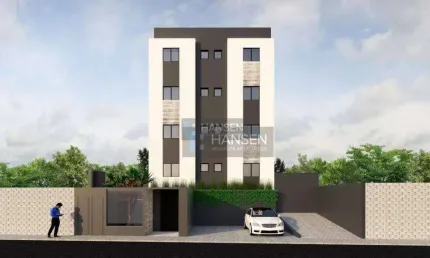 Apartamento com 1 suíte + 1  dormitório  à venda, 53 m² por R$ 370.561 - Atiradores - Joinville/SC