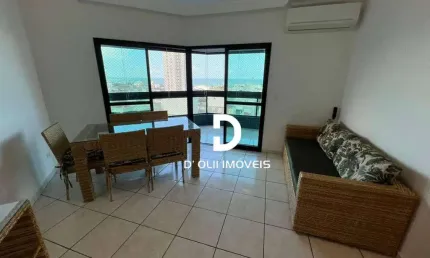 Apartamento com 2 dormitórios para alugar, 95 m² por R$ 3.500/mês - Enseada - Guarujá/SP