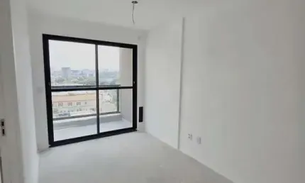 Apartamento a venda com 1 dormitórios,sala com sacada em planta de 31m2