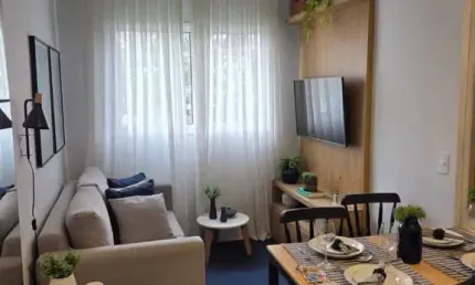 Apartamento para locação no condomínio yuny  2 dorms, 36m², lazer completo  vila andrade  são paulo