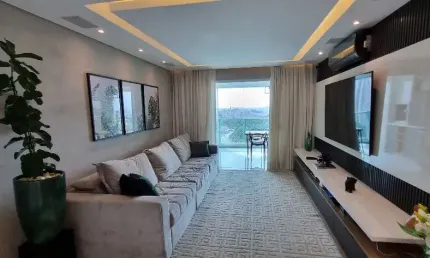 Lindo Apartamento Porteira Fechada 132 m2, 3 dormitórios
