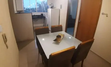 Apartamento com 3 quartos para alugar na vinte e dois, 599, conjunto nova pampulha (justinópolis), ribeirão das neves por r$ 1.200