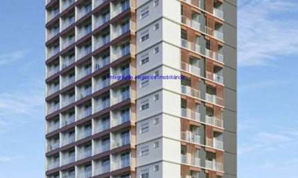 Apartamento Studio 29m², 01 dormitório e 01 banheiro; (Fotos ilustrativas, entrega Prevista para Abril/2025)  Condomínio com portaria, churrasqueira
