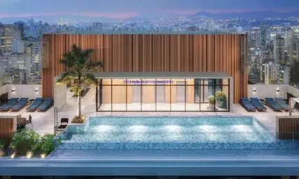 Apartamento Studio 23,21m², 01 dormitório e 01 banheiro; (Fotos ilustrativas, entrega prevista para Abril/2025).  Condomínio com segurança, portaria