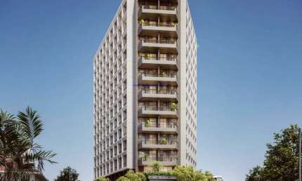 Apartamento Studio 25,35m², 01 dormitório e 01 banheiro; (Fotos ilustrativas, entrega prevista para Janeiro/2026).  Condomínio com segurança, portaria