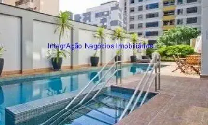 Apartamento studio  40m², 01 dormitório, 01 banheiro e 01 vaga na garagem.  condomínio com portaria, segurança 24hrs, piscina, churrasqueira, espaço
