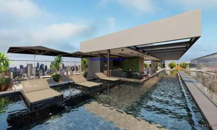 Apartamento 103m², 03 dormitórios (sendo 02 suítes), 03 banheiros e 01 vaga na garagem.  Condomínio com portaria, segurança, piscina, academia