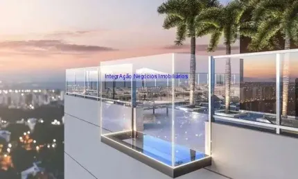 Apartamento 105m², 02 dormitórios (sendo suítes), 04 banheiros e 02 vagas na garagem.  condomínio com portaria, segurança , piscina, academia