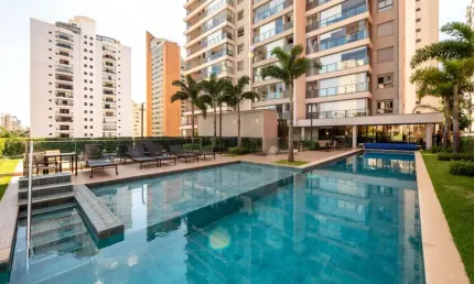 Apartamento 71m², 01 dormitório, 02 banheiros e 01 vaga na garagem.  condomínio com portaria, segurança 24hrs, piscina, churrasqueira, academia
