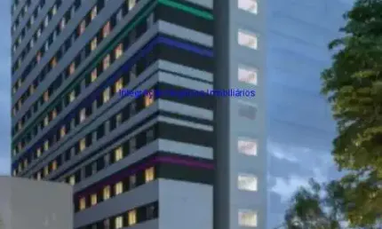 Apartamento studio 25m², 01 dormitório e 01 banheiro.  condomínio com portaria, segurança 24hrs, churrasqueira e salão de festa.