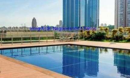 Apartamento 69m², 01 dormitório (sendo suíte), 02 banheiros e 01 vaga na garagem.  Condomínio com portaria, segurança 24hrs, piscina, academia