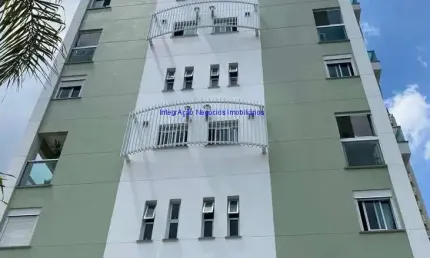 Apartamento 60m², 02 dormitórios, 01 banheiro e 02 vagas na garagem.   Condomínio com portaria 24hrs, piscina, salão de festa, churrasqueira.